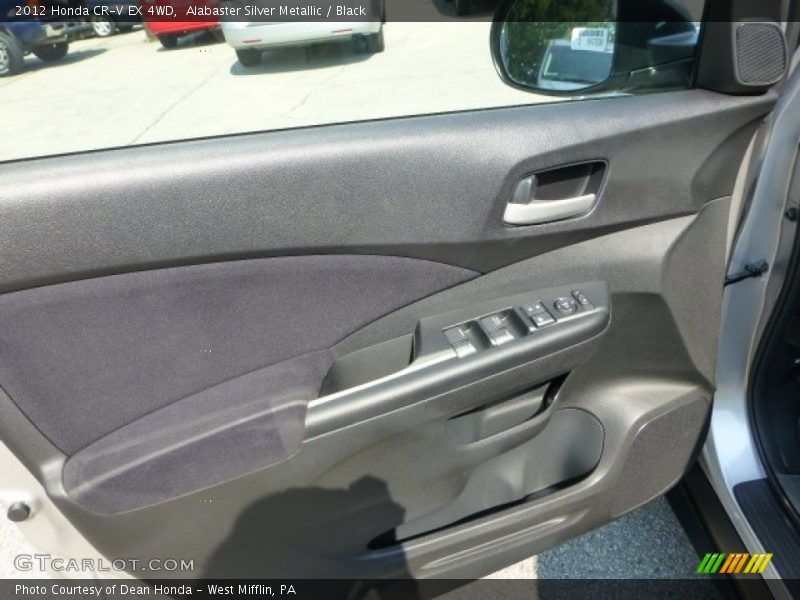 Alabaster Silver Metallic / Black 2012 Honda CR-V EX 4WD