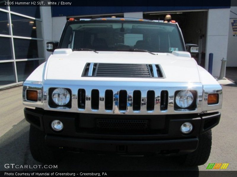 White / Ebony 2006 Hummer H2 SUT