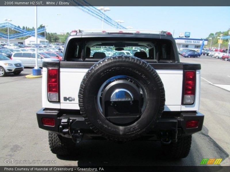 White / Ebony 2006 Hummer H2 SUT