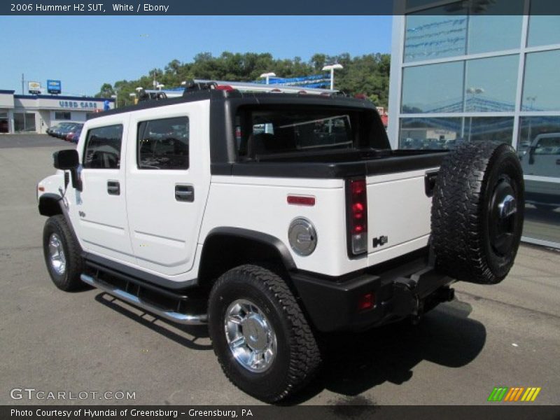 White / Ebony 2006 Hummer H2 SUT