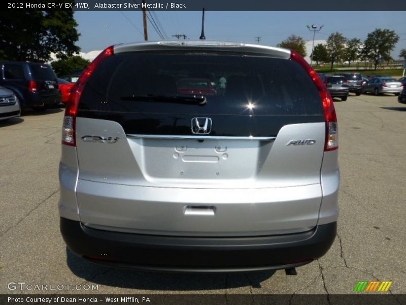 Alabaster Silver Metallic / Black 2012 Honda CR-V EX 4WD