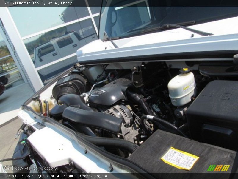 White / Ebony 2006 Hummer H2 SUT