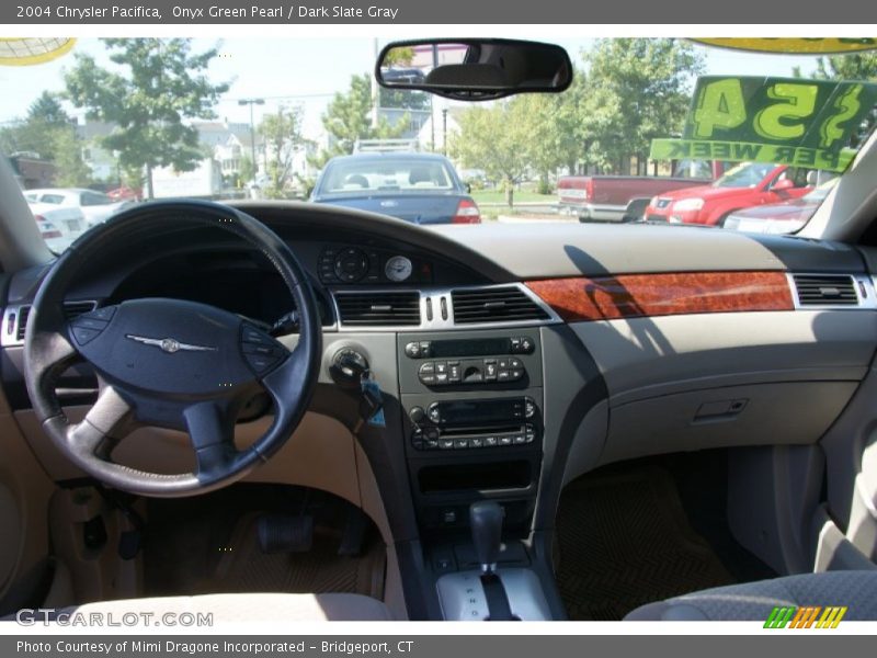 Onyx Green Pearl / Dark Slate Gray 2004 Chrysler Pacifica