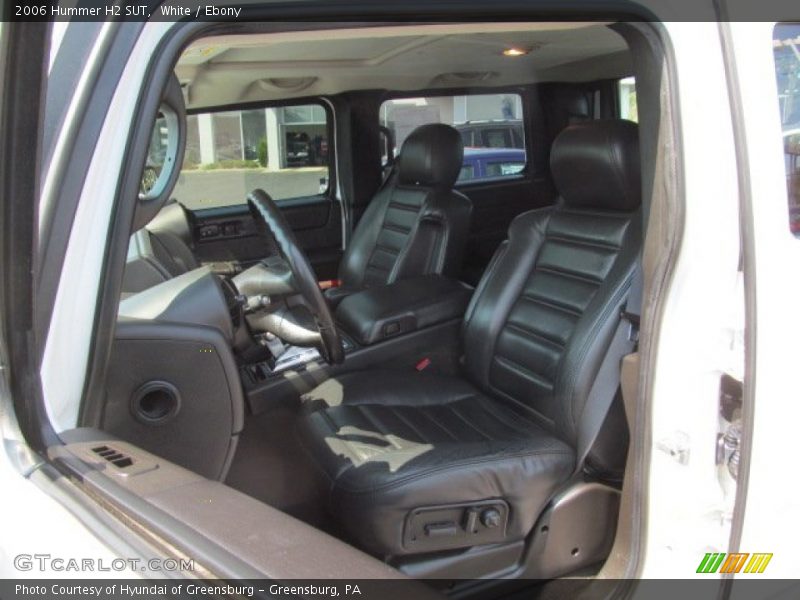 White / Ebony 2006 Hummer H2 SUT