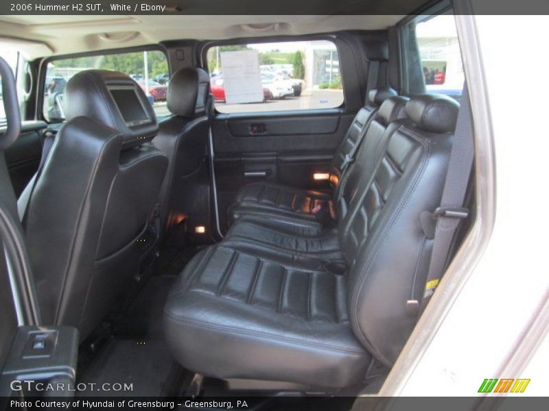 White / Ebony 2006 Hummer H2 SUT