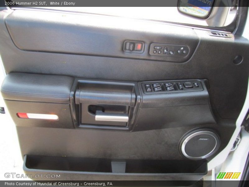 White / Ebony 2006 Hummer H2 SUT