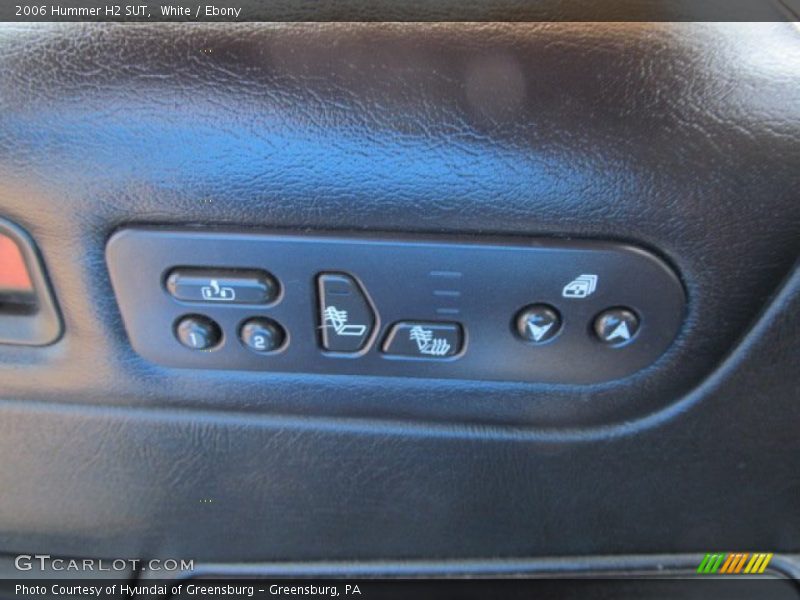 White / Ebony 2006 Hummer H2 SUT