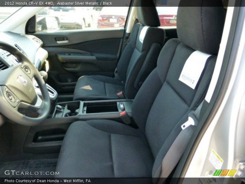 Alabaster Silver Metallic / Black 2012 Honda CR-V EX 4WD