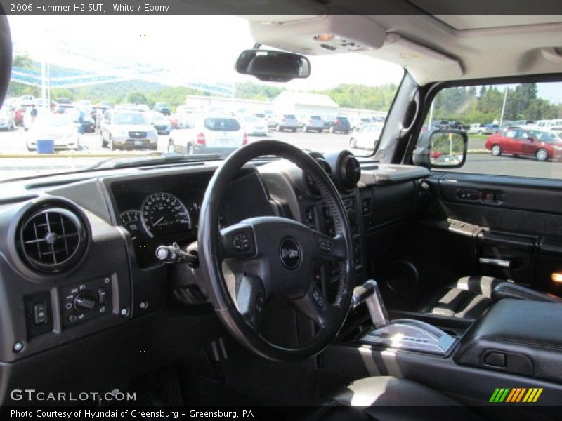 White / Ebony 2006 Hummer H2 SUT