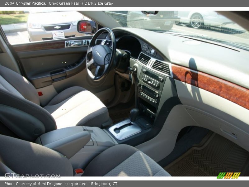 Onyx Green Pearl / Dark Slate Gray 2004 Chrysler Pacifica