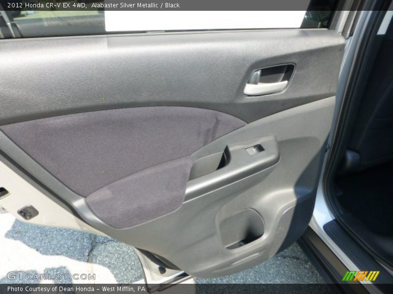 Alabaster Silver Metallic / Black 2012 Honda CR-V EX 4WD