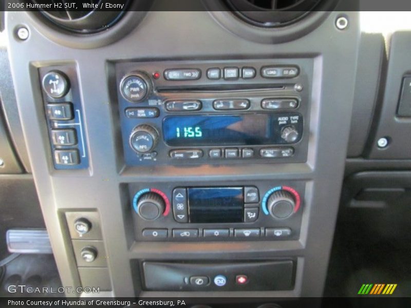 White / Ebony 2006 Hummer H2 SUT