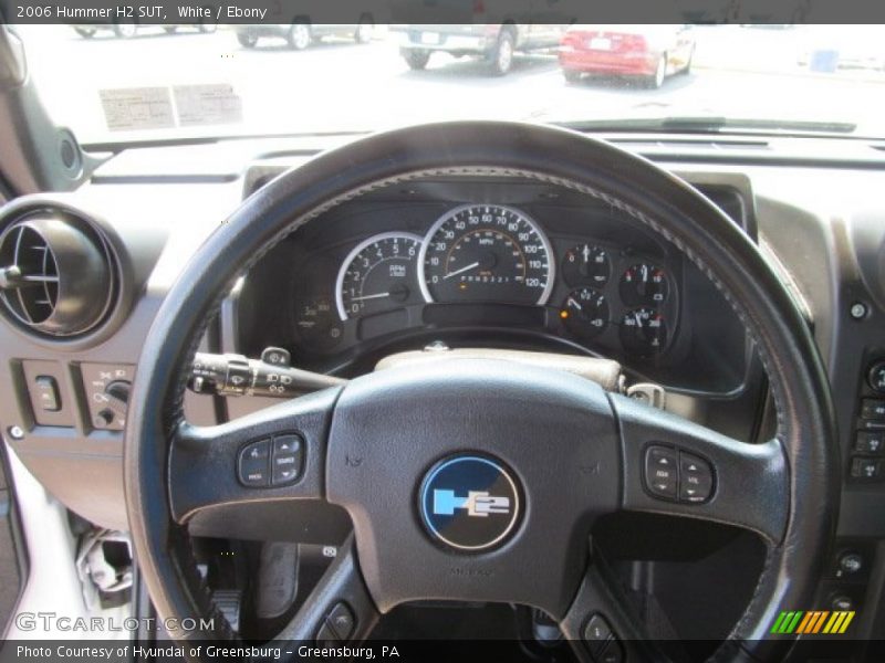White / Ebony 2006 Hummer H2 SUT