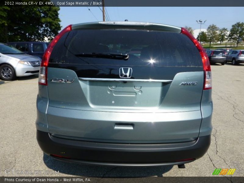 Opal Sage Metallic / Black 2012 Honda CR-V EX 4WD
