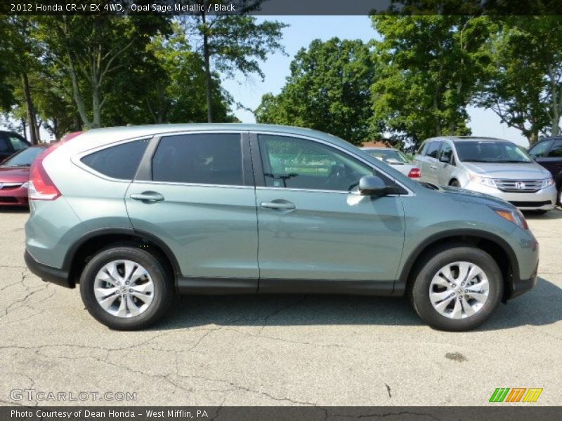 Opal Sage Metallic / Black 2012 Honda CR-V EX 4WD