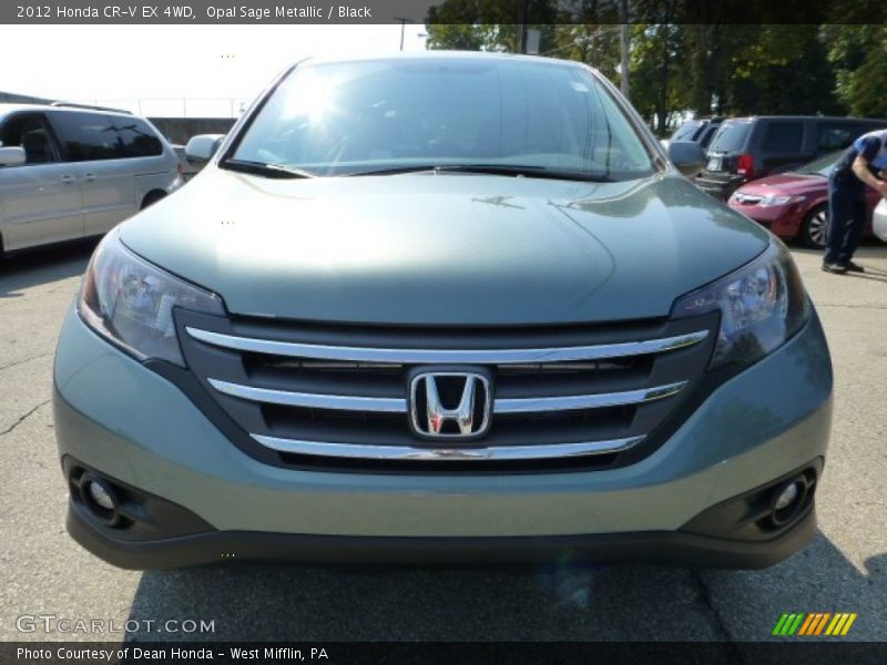 Opal Sage Metallic / Black 2012 Honda CR-V EX 4WD