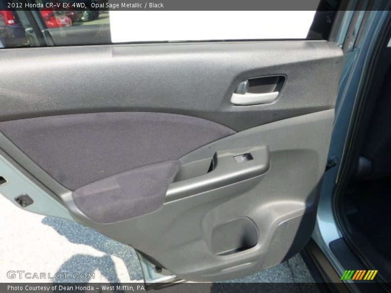 Opal Sage Metallic / Black 2012 Honda CR-V EX 4WD