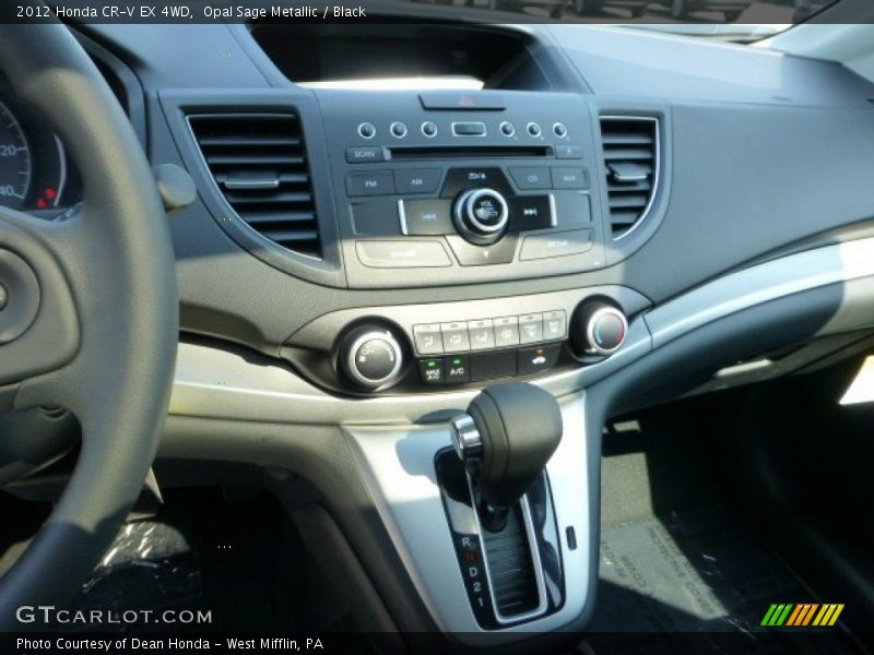 Opal Sage Metallic / Black 2012 Honda CR-V EX 4WD