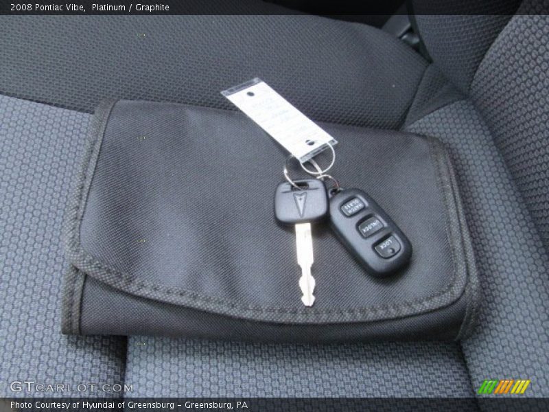 Platinum / Graphite 2008 Pontiac Vibe