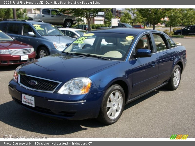 Dark Blue Pearl Metallic / Pebble Beige 2005 Ford Five Hundred SE