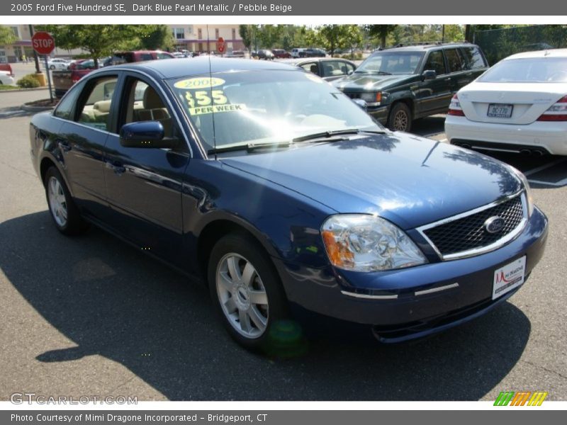 Dark Blue Pearl Metallic / Pebble Beige 2005 Ford Five Hundred SE