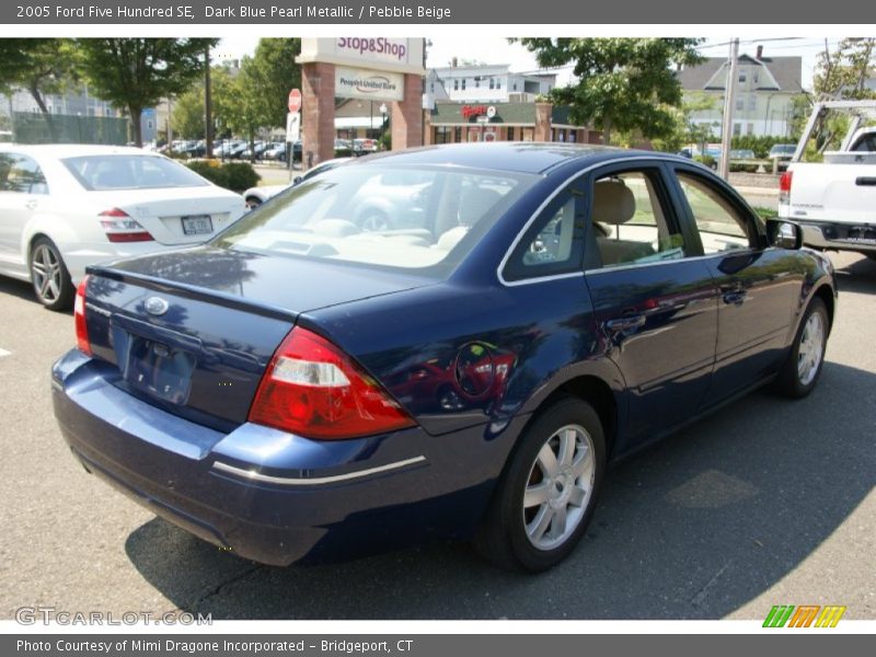 Dark Blue Pearl Metallic / Pebble Beige 2005 Ford Five Hundred SE