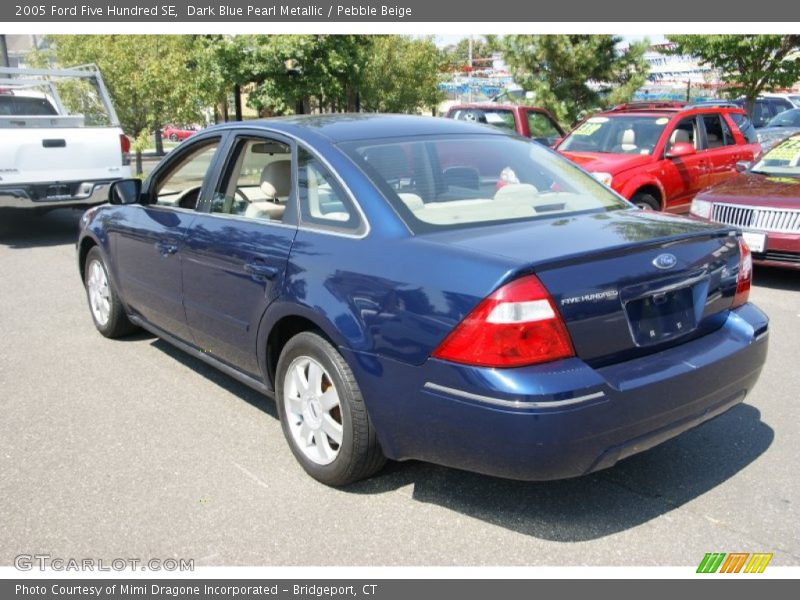 Dark Blue Pearl Metallic / Pebble Beige 2005 Ford Five Hundred SE