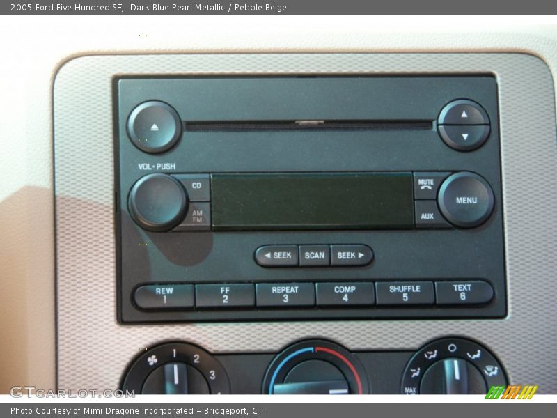 Dark Blue Pearl Metallic / Pebble Beige 2005 Ford Five Hundred SE