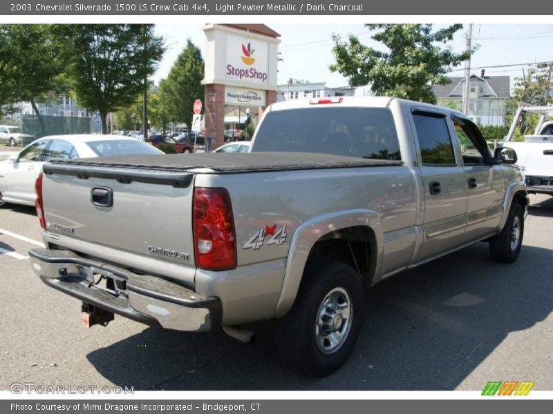 Light Pewter Metallic / Dark Charcoal 2003 Chevrolet Silverado 1500 LS Crew Cab 4x4