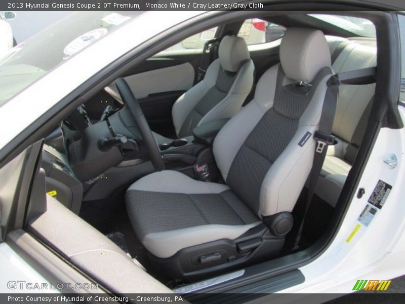 Front Seat of 2013 Genesis Coupe 2.0T Premium