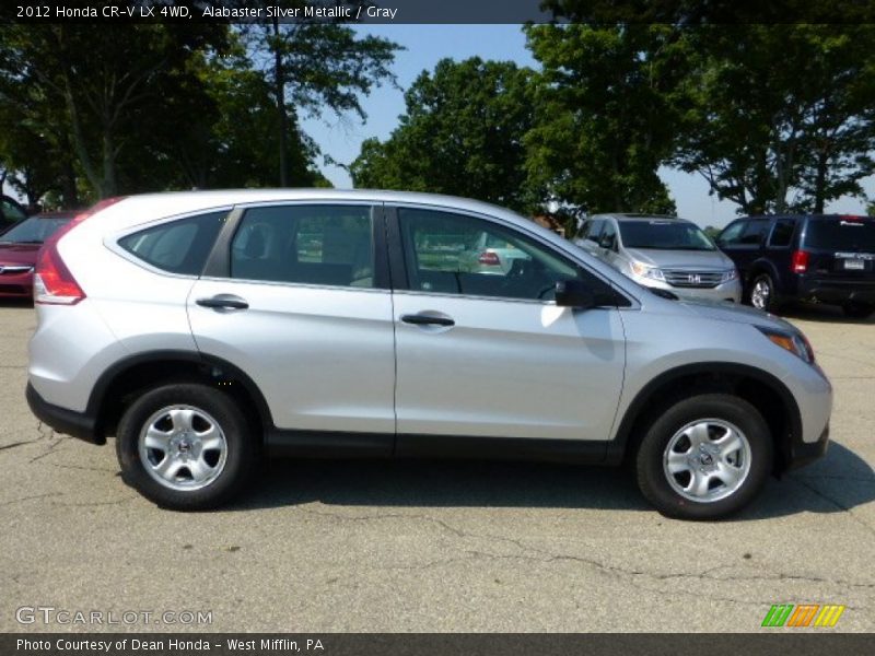 Alabaster Silver Metallic / Gray 2012 Honda CR-V LX 4WD