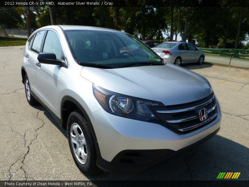 Alabaster Silver Metallic / Gray 2012 Honda CR-V LX 4WD