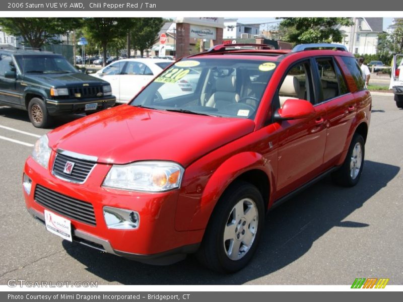 Chili Pepper Red / Tan 2006 Saturn VUE V6 AWD