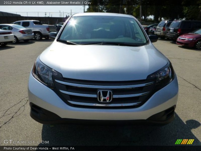 Alabaster Silver Metallic / Gray 2012 Honda CR-V LX 4WD