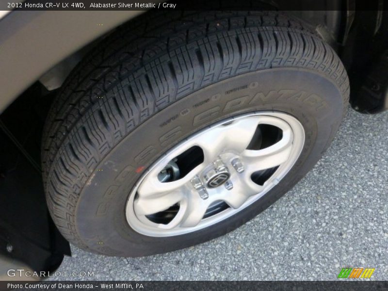 Alabaster Silver Metallic / Gray 2012 Honda CR-V LX 4WD