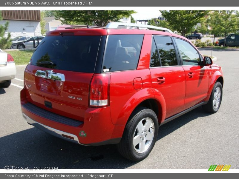 Chili Pepper Red / Tan 2006 Saturn VUE V6 AWD