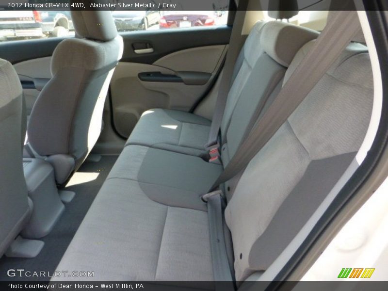 Alabaster Silver Metallic / Gray 2012 Honda CR-V LX 4WD
