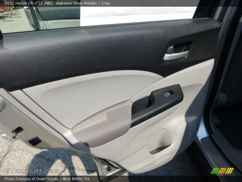 Alabaster Silver Metallic / Gray 2012 Honda CR-V LX 4WD