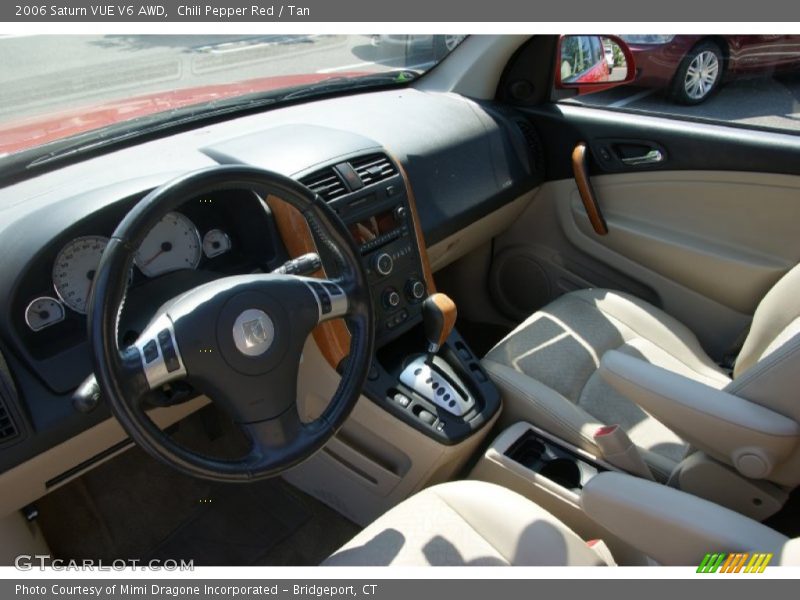 Chili Pepper Red / Tan 2006 Saturn VUE V6 AWD