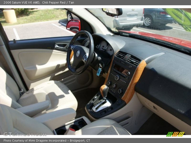 Chili Pepper Red / Tan 2006 Saturn VUE V6 AWD
