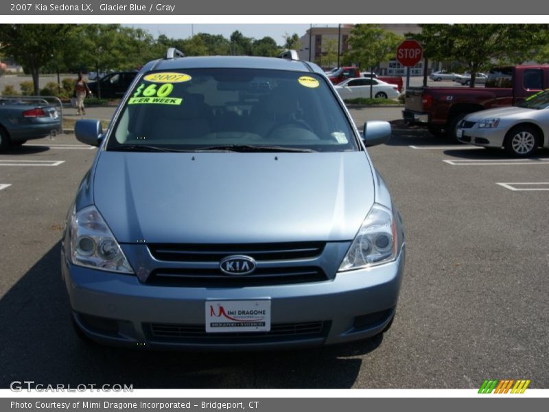 Glacier Blue / Gray 2007 Kia Sedona LX
