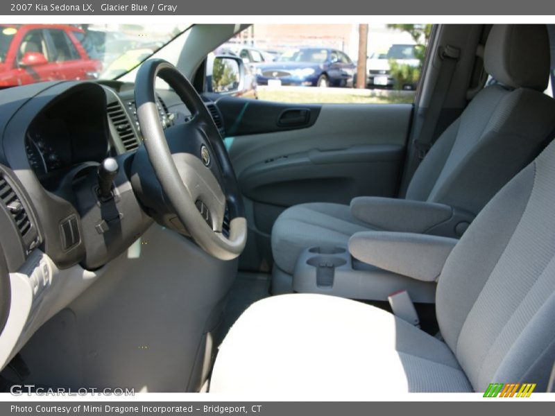 Glacier Blue / Gray 2007 Kia Sedona LX