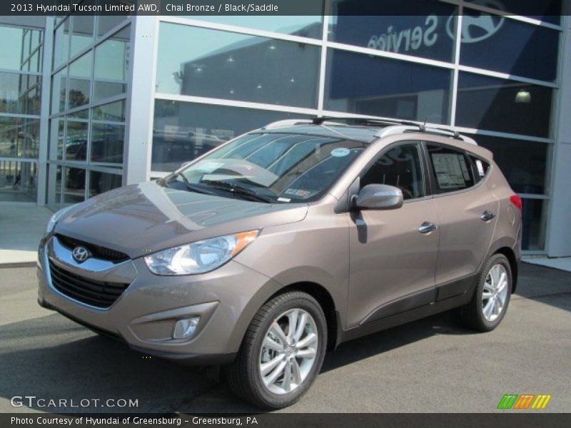 Chai Bronze / Black/Saddle 2013 Hyundai Tucson Limited AWD