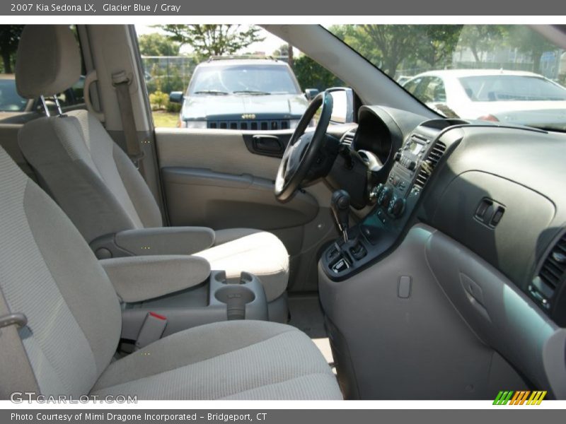 Glacier Blue / Gray 2007 Kia Sedona LX