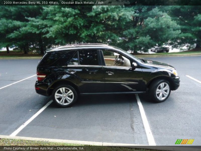 Obsidian Black Metallic / Ash 2009 Mercedes-Benz ML 350 4Matic