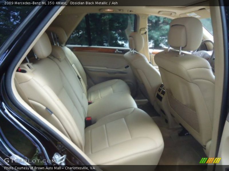 Obsidian Black Metallic / Ash 2009 Mercedes-Benz ML 350 4Matic