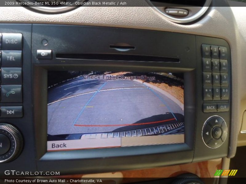 Obsidian Black Metallic / Ash 2009 Mercedes-Benz ML 350 4Matic