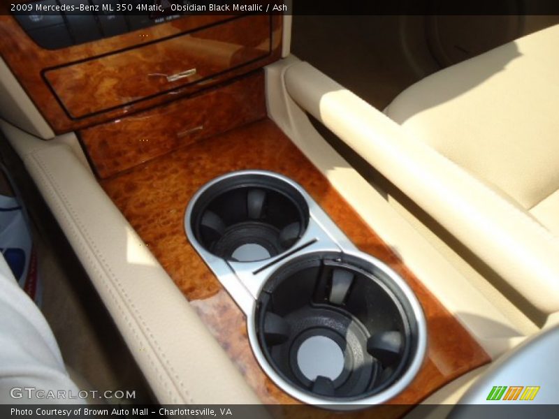 Obsidian Black Metallic / Ash 2009 Mercedes-Benz ML 350 4Matic