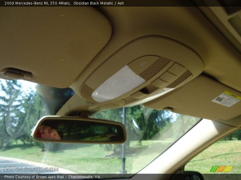 Obsidian Black Metallic / Ash 2009 Mercedes-Benz ML 350 4Matic
