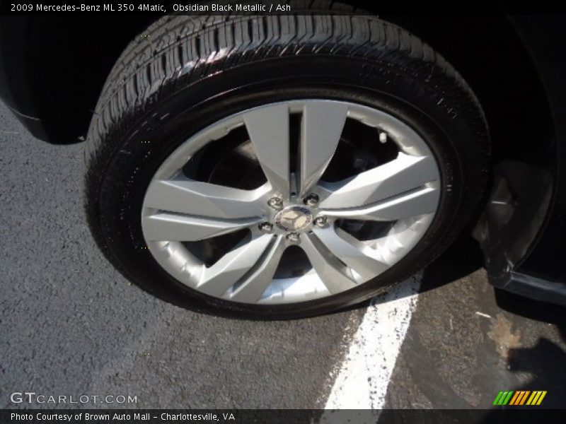 Obsidian Black Metallic / Ash 2009 Mercedes-Benz ML 350 4Matic